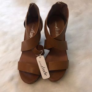 Brown Wedges Size 7